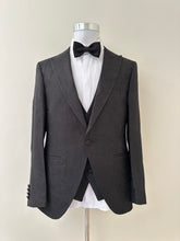 Black Self Print Tuxedo1